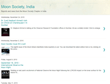 Tablet Screenshot of moonsocietyindia.blogspot.com