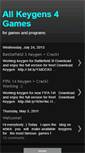 Mobile Screenshot of keygens4games.blogspot.com