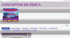 Desktop Screenshot of conceptosdefisica.blogspot.com