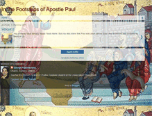 Tablet Screenshot of inthefootstepsofapostlepaul.blogspot.com