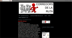 Desktop Screenshot of corredoresdelaruta.blogspot.com