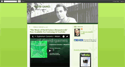 Desktop Screenshot of davidgainesmusic.blogspot.com