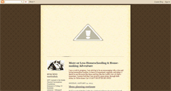 Desktop Screenshot of moreorlesshomeschool.blogspot.com