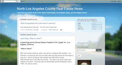 Desktop Screenshot of northlacountyrealestate.blogspot.com