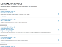 Tablet Screenshot of lawn-mowers-reviews.blogspot.com