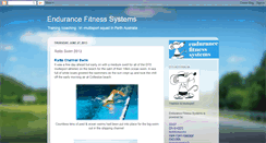 Desktop Screenshot of endurancefitnesssystems.blogspot.com