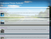 Tablet Screenshot of endurancefitnesssystems.blogspot.com