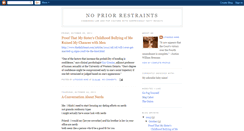 Desktop Screenshot of nopriorrestraints.blogspot.com