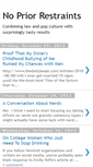 Mobile Screenshot of nopriorrestraints.blogspot.com