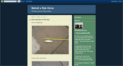 Desktop Screenshot of behold-a-pale-horse.blogspot.com