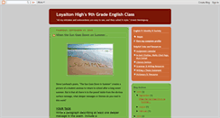 Desktop Screenshot of lhsenglish9.blogspot.com