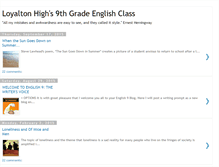 Tablet Screenshot of lhsenglish9.blogspot.com