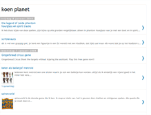 Tablet Screenshot of koenplanet.blogspot.com