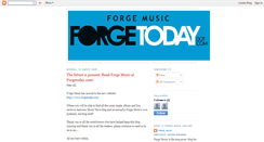 Desktop Screenshot of forgemusic.blogspot.com