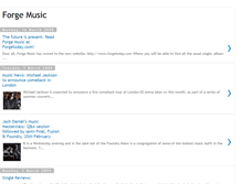 Tablet Screenshot of forgemusic.blogspot.com