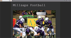 Desktop Screenshot of millsapsfootball.blogspot.com