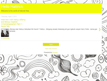 Tablet Screenshot of hellohattrick.blogspot.com