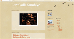 Desktop Screenshot of portakallkurabiye.blogspot.com