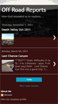 Mobile Screenshot of offroadreports.blogspot.com