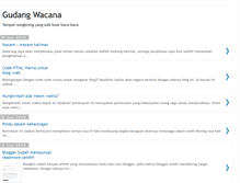 Tablet Screenshot of gudang-wacana.blogspot.com