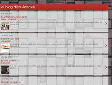 Tablet Screenshot of joanka-sbd.blogspot.com