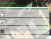 Tablet Screenshot of elrastredelcargol.blogspot.com