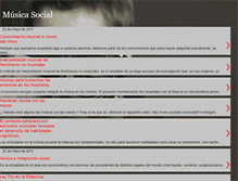 Tablet Screenshot of musicalidadsocial.blogspot.com