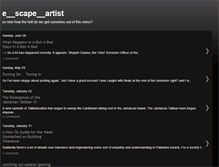 Tablet Screenshot of e-scape-artist.blogspot.com