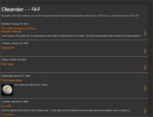 Tablet Screenshot of oleander.blogspot.com