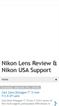 Mobile Screenshot of nikonlensreviews.blogspot.com
