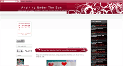 Desktop Screenshot of anythingvanessa.blogspot.com