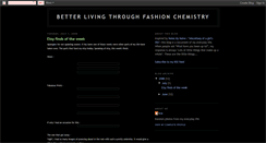 Desktop Screenshot of fashionchemistry.blogspot.com