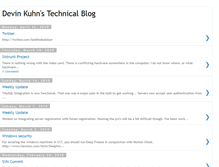 Tablet Screenshot of dkuhn.blogspot.com