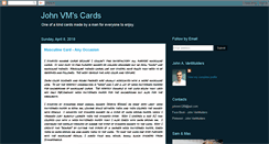 Desktop Screenshot of johnvmcards.blogspot.com