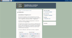 Desktop Screenshot of holamundoc.blogspot.com