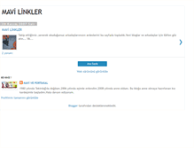 Tablet Screenshot of mavilinkler.blogspot.com