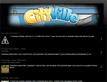 Tablet Screenshot of cityvillehacks.blogspot.com