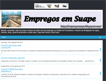 Tablet Screenshot of empregosuape.blogspot.com