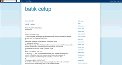 Desktop Screenshot of batikcelupblognyablog.blogspot.com