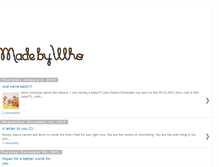 Tablet Screenshot of blogmadebywho.blogspot.com