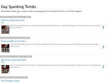 Tablet Screenshot of free-gay-spanking-twinks.blogspot.com