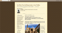 Desktop Screenshot of laotravozdebenavente.blogspot.com