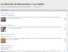 Tablet Screenshot of laotravozdebenavente.blogspot.com