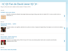 Tablet Screenshot of fandedavidjaner.blogspot.com