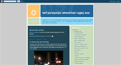 Desktop Screenshot of paralympicrugby.blogspot.com