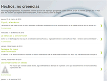 Tablet Screenshot of hechosnocreencias.blogspot.com