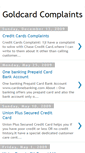 Mobile Screenshot of goldcardcomplaints.blogspot.com