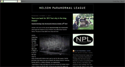 Desktop Screenshot of nelsonparanormalleague.blogspot.com