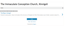 Tablet Screenshot of kinnigoliparish.blogspot.com