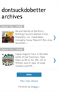Mobile Screenshot of dontsuckdobetter.blogspot.com